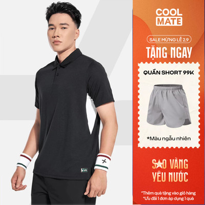 [TẶNG QUẦN SHORT]Áo polo thể thao nam Pickleball Baseline Nhanh khô, Thoáng khí, Thấm hút tốt Coolmate