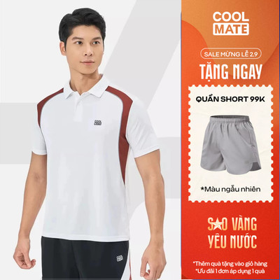 [TẶNG QUẦN SHORT]Áo polo nam thể thao Teamwear Pickleball Promax Flexline Active thấm hút tốt Coolmate