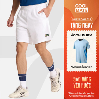 [TẶNG ÁO THUN]Quần thể thao nam 6inch Pickleball Exdry Essentials thoáng khí, thấm hút tốt Coolmate