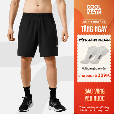 [TẶNG TẤT ĐƠN 329K]Quần Shorts Nam thể thao Tập Gym 7 inch Essentials co giãn thoáng khí Coolmate