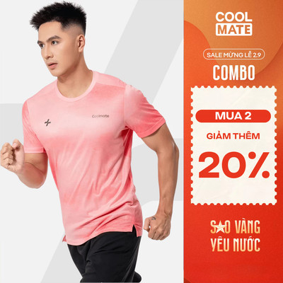 [MUA 2 GIẢM 20%]Áo thun nam Tshirt chạy bộ Graphic Sky áo thể thao running nhẹ, thoáng khí, thấm hút tốt Coolmate