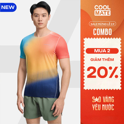 [MUA 2 GIẢM 20%]Áo thun thể thao đa năng AirFlow Exdry Dynamic, áo chạy bộ, pickleball siêu nhẹ COOLMATE