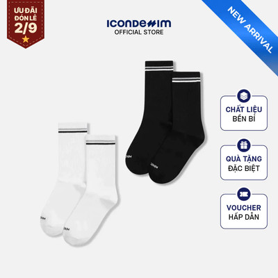 Combo 3 Vớ Crow Nam ICONDENIM Inner Ease VOID0052