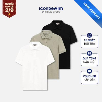 Áo Polo Nam ICONDENIM Parallel Form Regular PLID0285