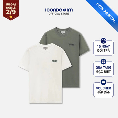 Áo Thun Nam ICONDENIM Granite Horizon Form Regular ATID0749