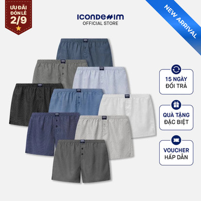 Quần Boxer Nam ICONDENIM Sanctum Form Relaxed Boxer Shorts BXID0072