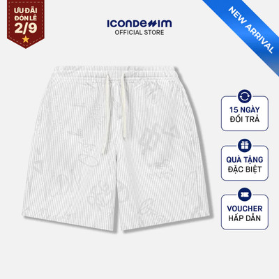 Quần Short Nam ICONDENIM Soft Mark Form Baggy QSID0288