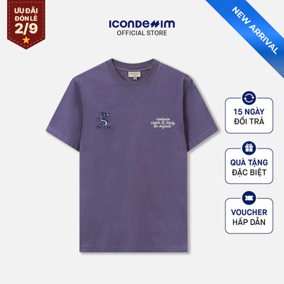 Áo Thun Nam ICONDENIM Fishing Form Regular ATID0754