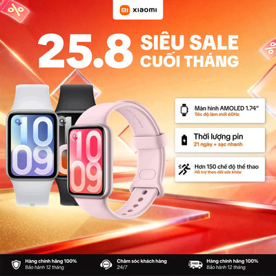 Vòng Đeo Tay Thông Minh Xiaomi Smart Band 10 Pro | Màn Hình AMOLED 1.74" | Chống Nước 5ATM | BH 12 Tháng