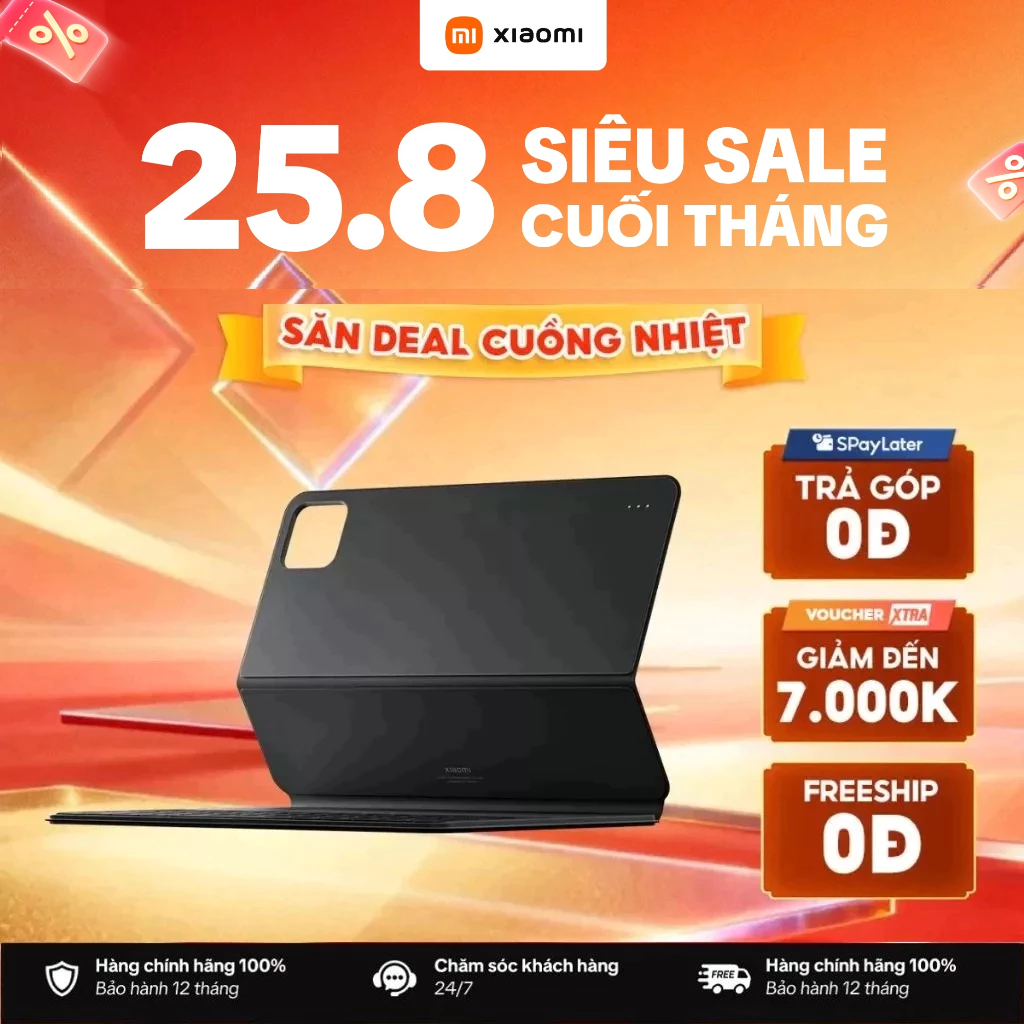 Bàn Phím Xiaomi Smart Keyboard Cho Xiaomi Pad 7 / Pad 7 Pro Black