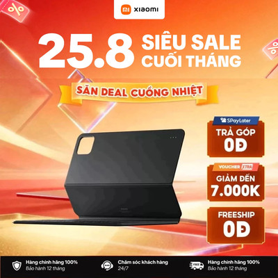 Bàn Phím Xiaomi Smart Keyboard Cho Xiaomi Pad 7 / Pad 7 Pro Black
