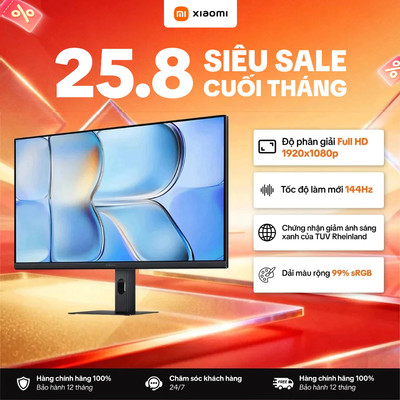 Màn Hình Máy Tính Xiaomi Monitor A27i 2026 / 27 inch / FullHD / 6ms  – BH 36 Tháng
