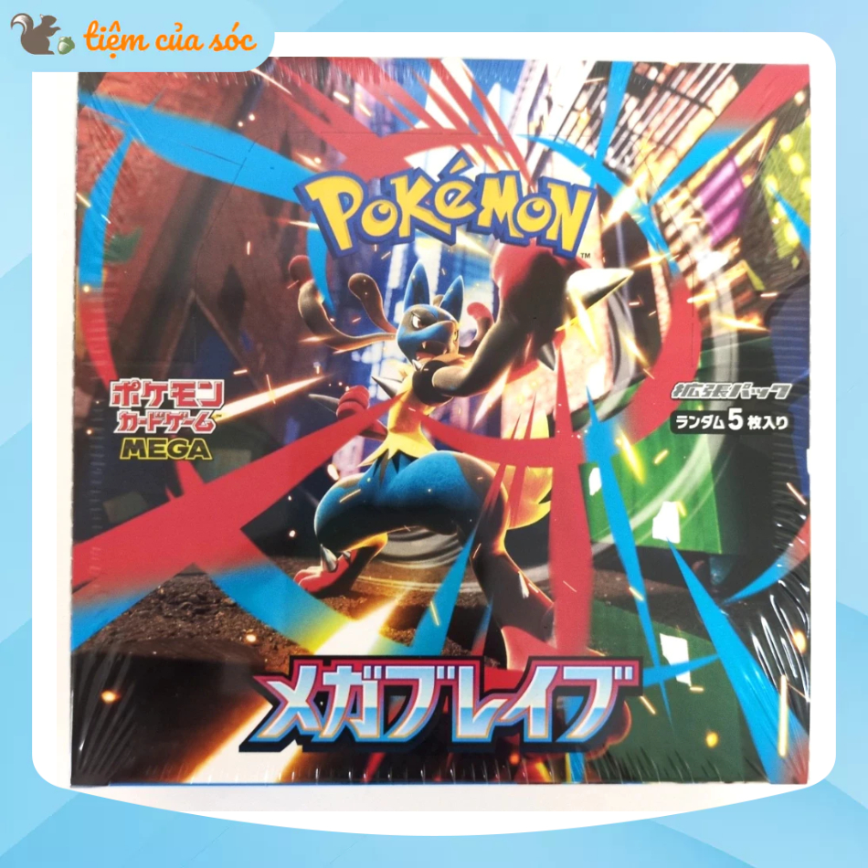 [Chính hãng] Hộp m1L 30 gói thẻ bài Pokemon TCG MEGA Brave New Seal tiếng Nhật