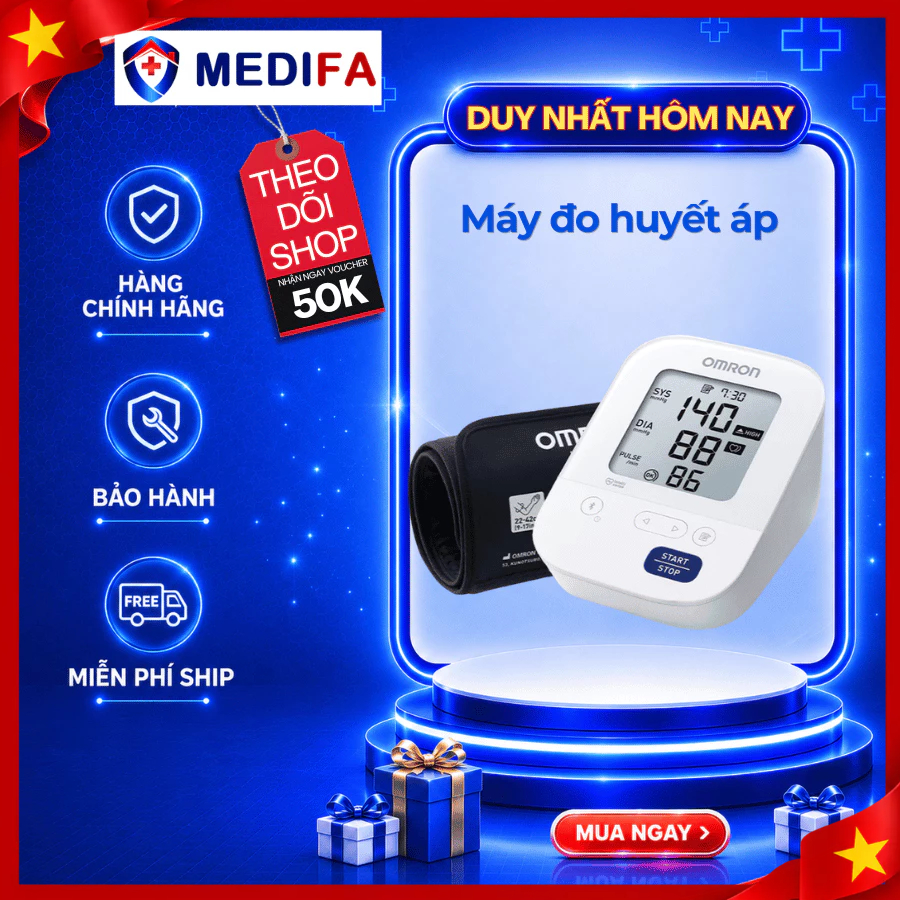 Máy Đo Huyết Áp Bắp Tay Omron HEM-7156T-A Chính Hãng Nhật Bản Bluetooth Kèm Bộ Chuyển Nguồn IntelliW