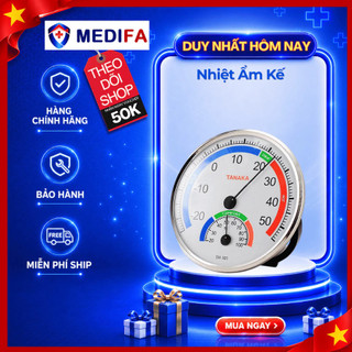 Nhiệt ẩm kế tanaka th101e hoạt động cảm biến nhiệt không dùng pin, bền bỉ & chính xác