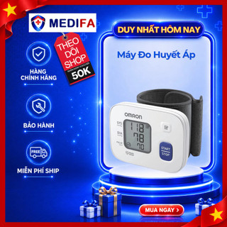 Máy đo huyết áp omron hem-6161 đo tại cổ tay lưu trữ đến 30 kết quả, bảo hành 5 năm