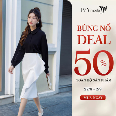 Chân váy Tuysi bèo nổi IVY moda MS 31M8534
