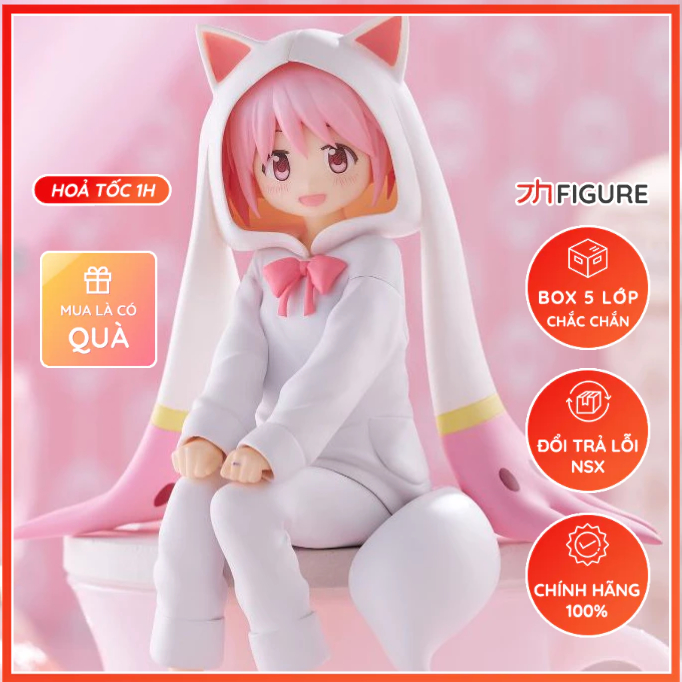 Mô Hình Kaname Madoka Nightwear, Mahou Shoujo Madoka☆Magica, Noodle Stopper Figure - (FuRyu) Figure 