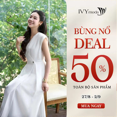 Đầm xòe ôm eo thanh lịch, đầm nữ công sở tôn dáng IVY moda MS 48B0727