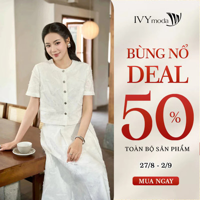 Áo sơ mi croptop dáng suông nhẹ, áo sơ mi nữ công sở IVY moda MS 16B0570