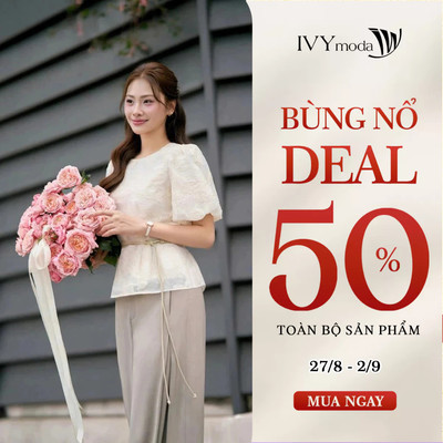 Áo kiểu Blooming Touch, áo nữ công sở tôn dáng IVY moda MS 16M9353