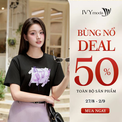 Áo thun Dynamic Muse, áo thun nữ IVY moda MS 57M9414