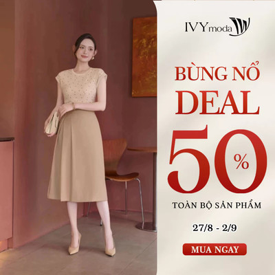 Áo thun ôm họa tiết chấm bi, áo thun công sở dạo phố IVY moda 57M9266