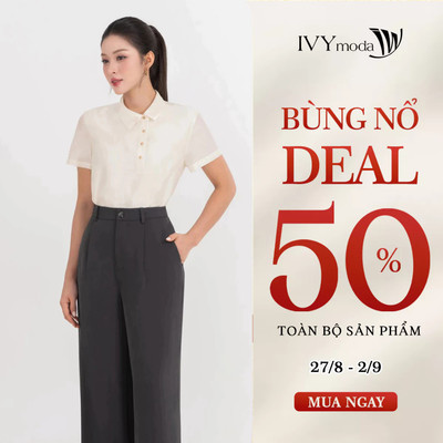 Áo sơ mi lụa Tencel, áo sơ mi nữ công sở hiện đại IVY moda MS 16M9378