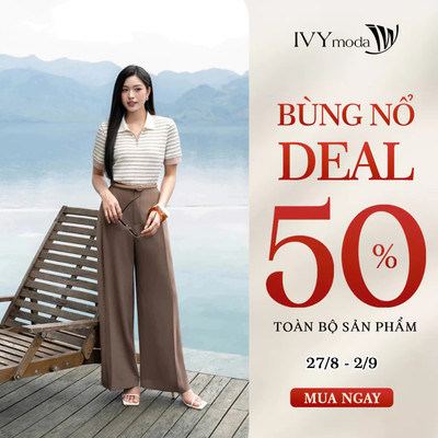 Quần dài Tuytsi ống suông, Quần công sở dạo phố IVY moda MS 22M9160