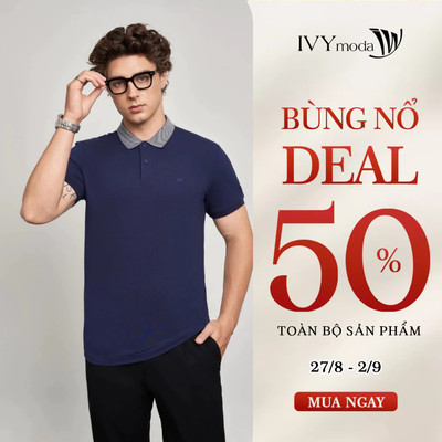 Áo Polo Modal Meta, Áo Slim Fit tay ngắn nam công sở dạo phố Metagent MS 57E4303