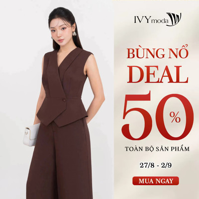 Áo gile Elegant Layer, Áo gile nữ công sở dạo phố hiện đại IVY moda MS 76B0551