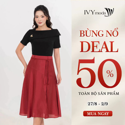 Áo thun nữ tay ngắn dáng ôm, áo thun nữ hiện đại IVY moda MS 57B0492