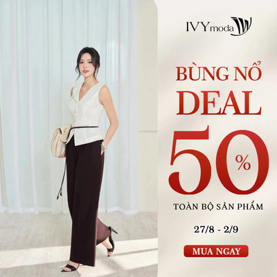 Quần suông nữ ống rộng, quần tây nữ công sở hiện đại IVY moda MS 22B0592