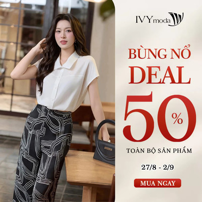 Áo sơ mi lụa tay liền, áo sơ mi nữ ngắn tay IVY moda MS 16B0354
