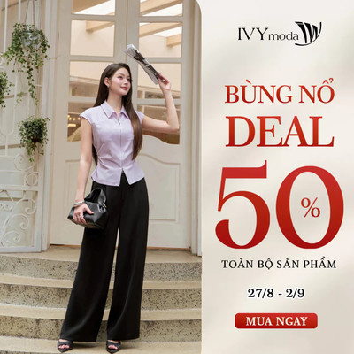 Quần dài Urban Lady, quần tay nữ công sở hiện đại IVY moda MS 22M9406