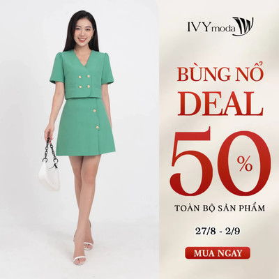 Chân váy A Tuysi IVY moda MS 31M8395