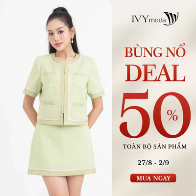 Áo kiểu Ladies nữ IVY moda MS 61M8442