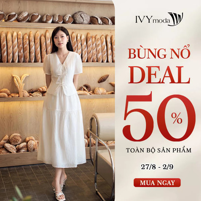 Chân váy lụa xòe, chân váy lụa thời trang nữ dáng dài mùa hè công sở dạo phố IVY moda MS 31M9419