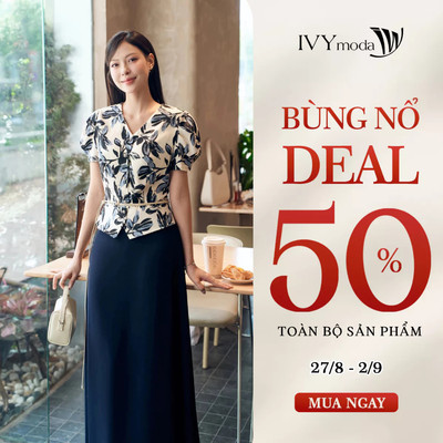 Áo công sở Navy Flora, cổ V thanh thoát kết hợp tay phồng nhẹ giúp tổng thể thêm mềm mại công sở tôn dáng MS 16B0742