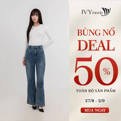 Áo thun nữ dài tay IVY moda MS 58P0159