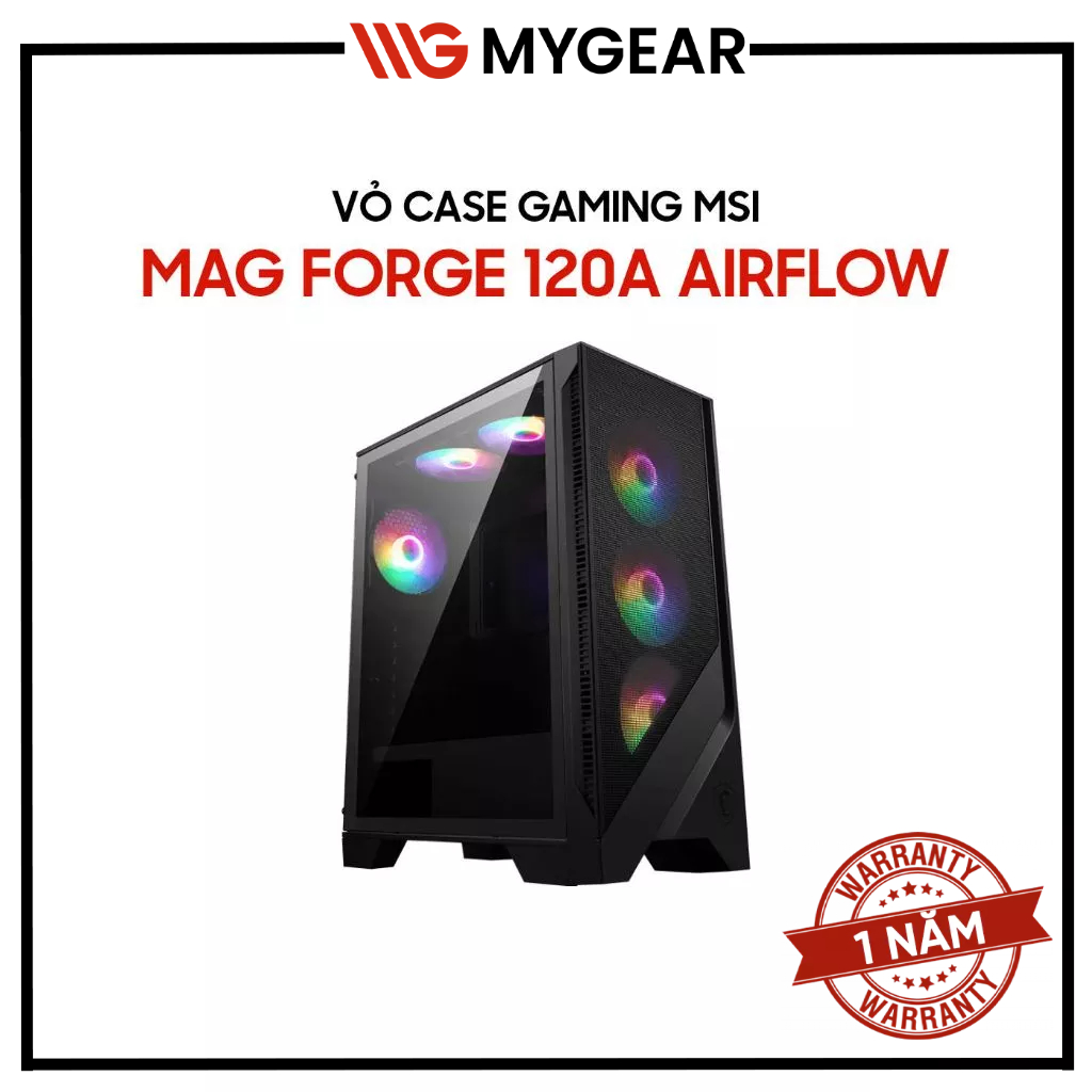 Vỏ Case Máy Tính MSI MAG FORGE 120A AIRFLOW Mid Tower