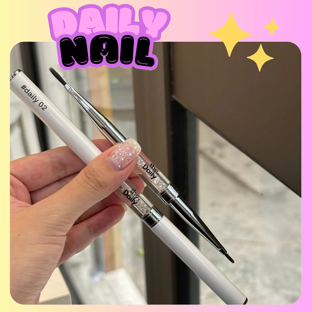 Cọ vẽ móng 2 đầu Cọ kẻ #2 - Cọ vẽ Nail 2 đầu The Daily - 🎀 DAILY NAIL 🎀