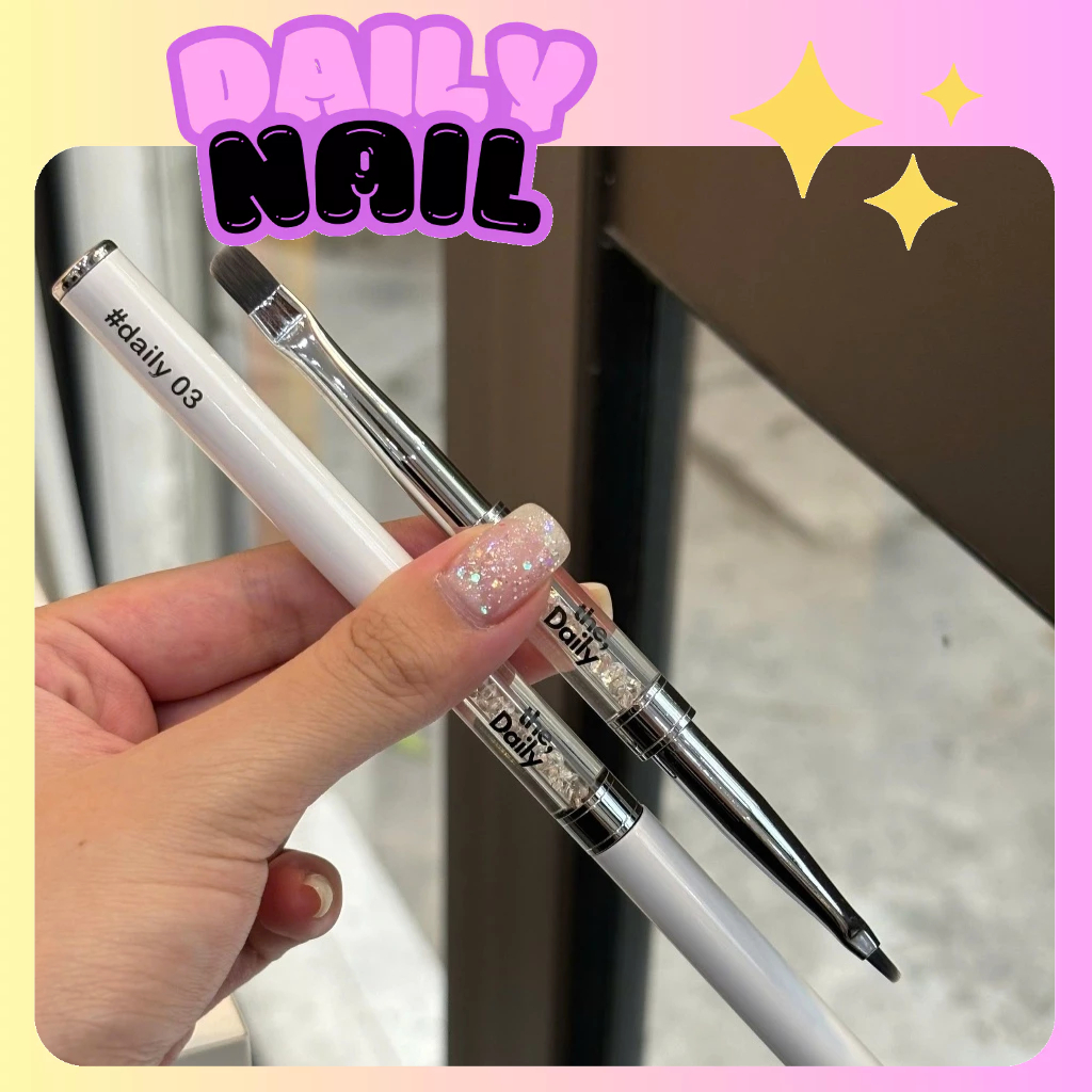 Cọ vẽ móng 2 đầu Cọ hoa cúc & Đắp Gel #3 - Cọ vẽ Nail 2 đầu The Daily - 🎀 DAILY NAIL 🎀