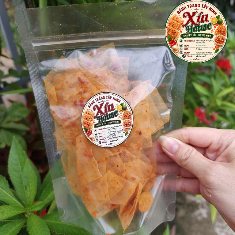 Sỉ xâu bánh tráng mala, cay thơm đậm vị, cực cuốn, 1 xâu 10 bịch, 65g 1 bịch