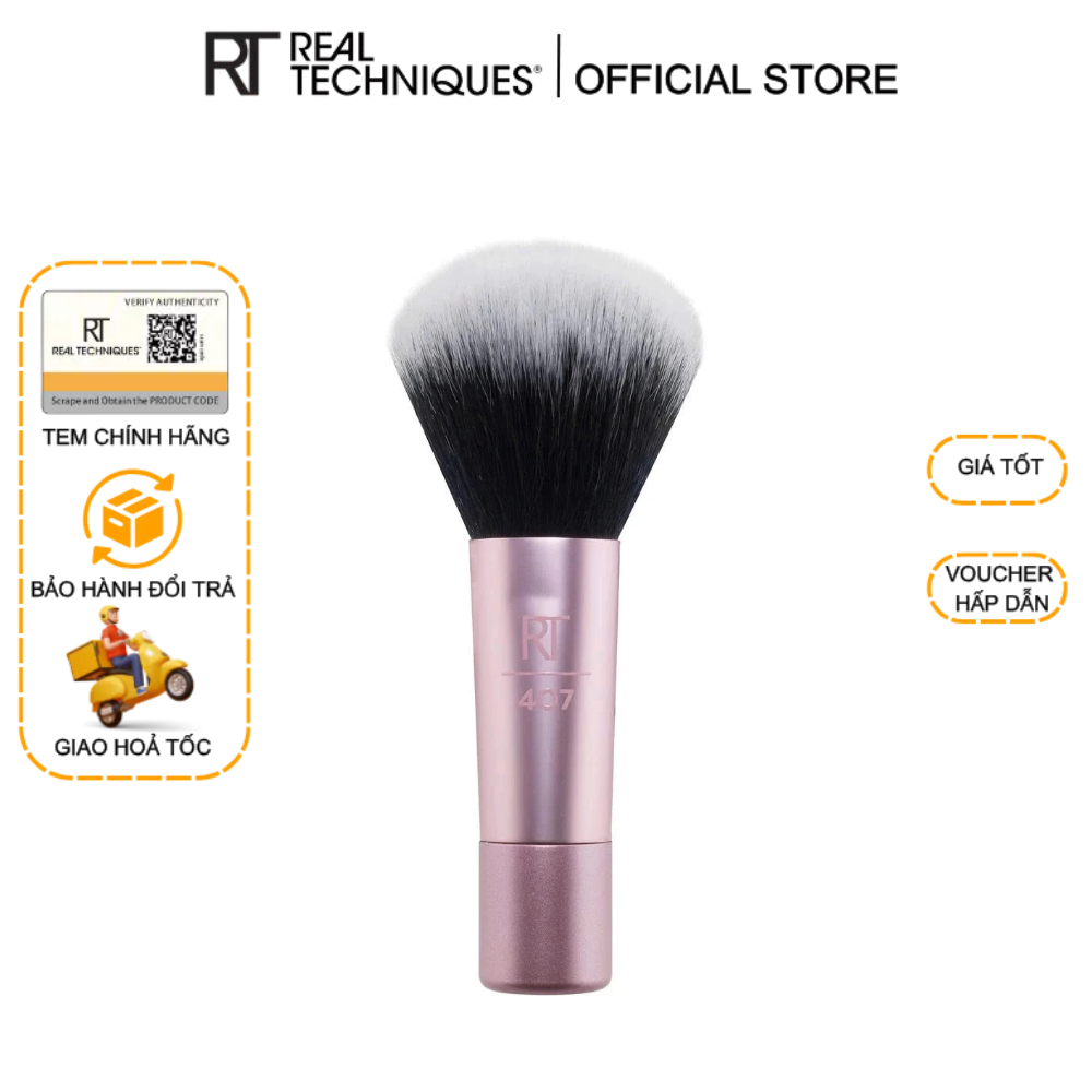 Cọ phủ phấn đa năng RT Real Techniques Mini Multitask Makeup Brush RT407 (lỗi nhẹ, không hộp)