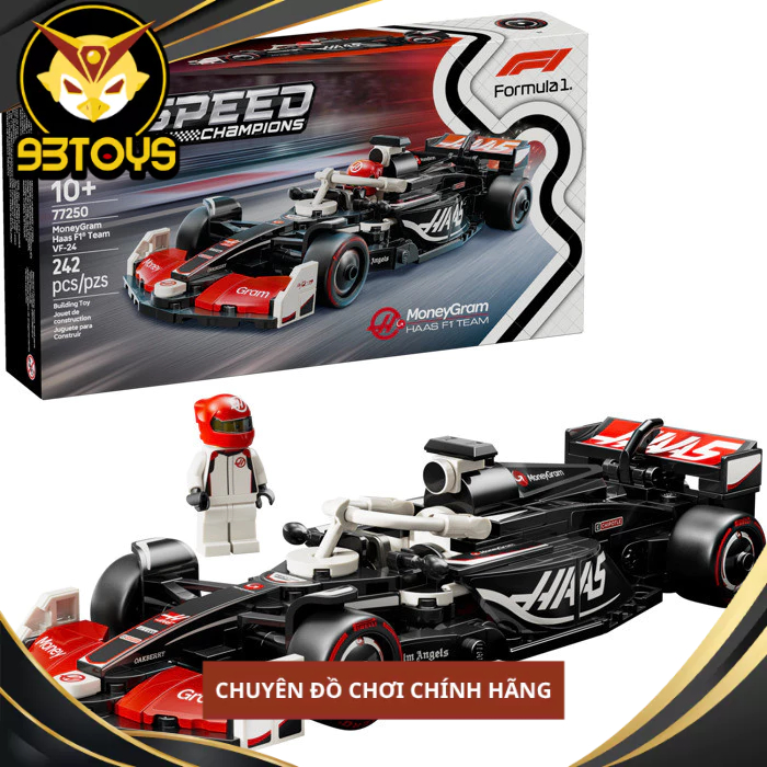 Đồ Chơi Lắp Ráp Xe Đua MoneyGram Haas F1® Team VF-24 LEGO SPEED CHAMPIONS 77250