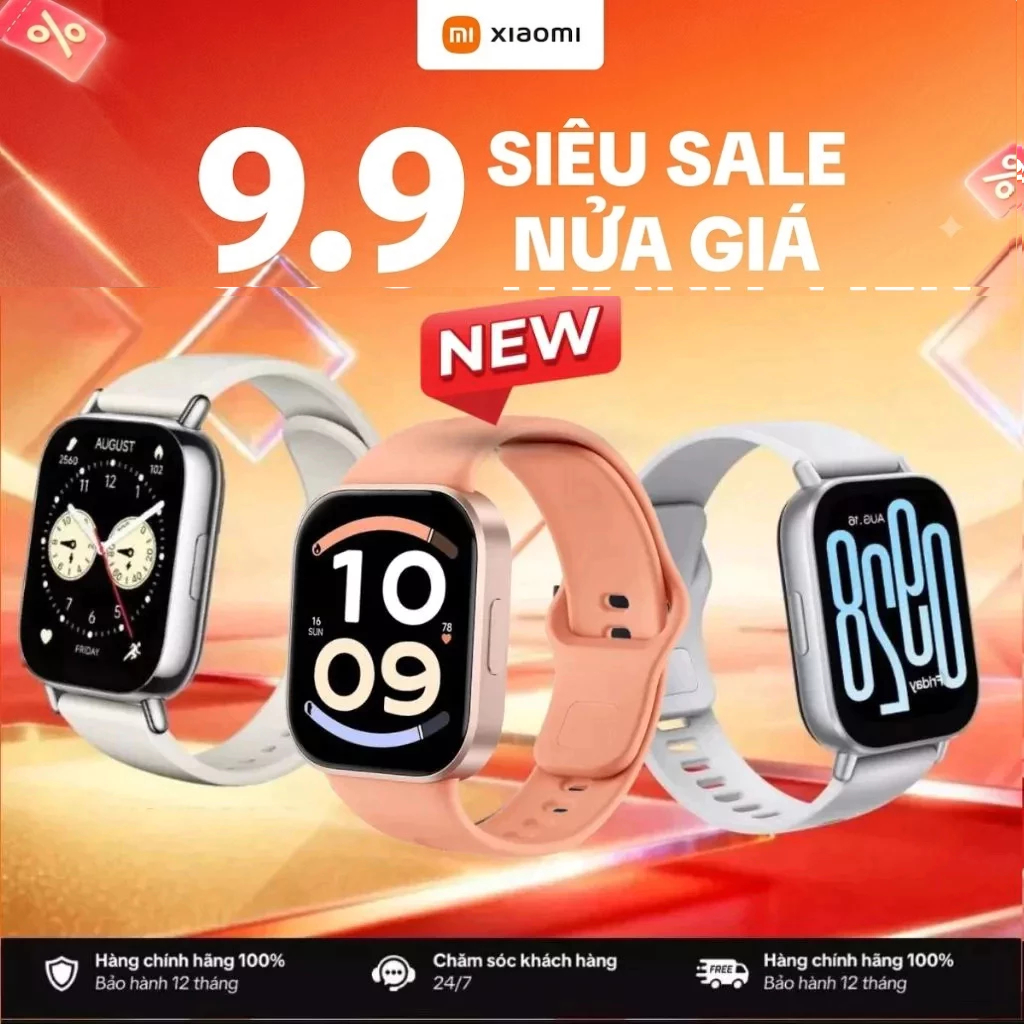 Đồng Hồ Thông Minh Xiaomi Redmi Watch 6 ACTIVE/ 5 ACTIVE / Watch 5 LITE | Nghe Gọi Bluetooth | Chống