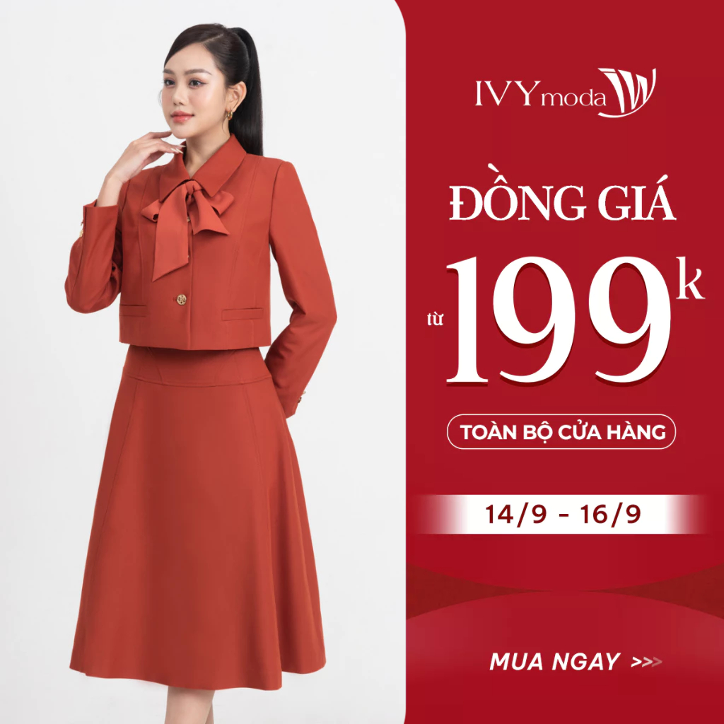 Áo khoác cổ đức Larissa nữ IVY moda MS 67M8562