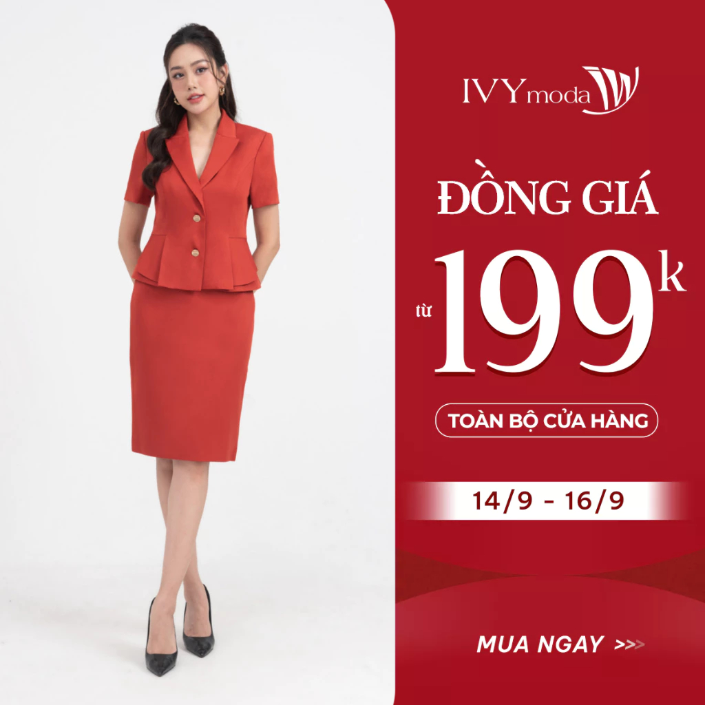 Áo Vest Tuysi Peplum nữ IVY moda MS 67M8453