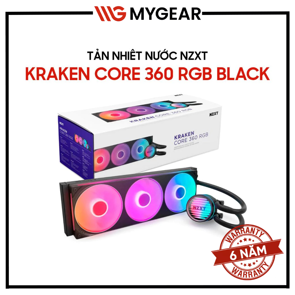 Tản nhiệt nước NZXT Kraken Core 360 RGB